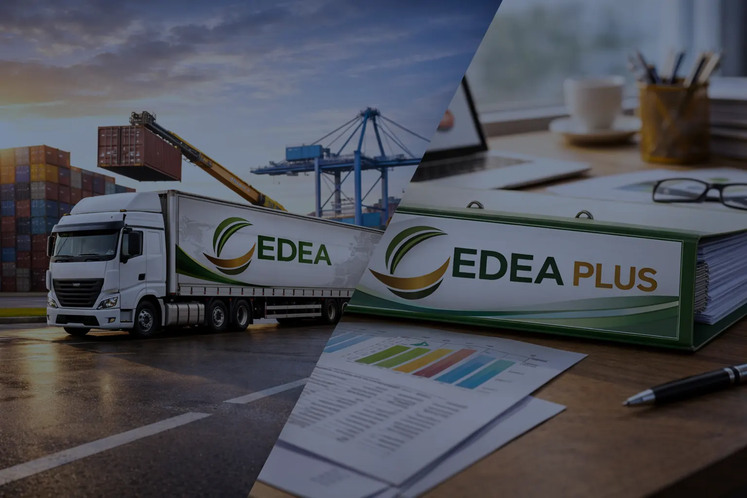 EDEA logistics and accounting services visual representation
